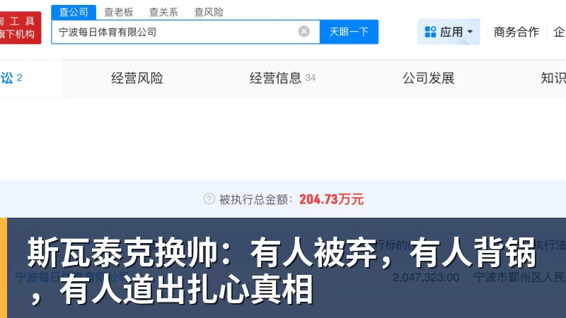斯瓦泰克换帅：有人被弃，有人背锅，有人道出扎心真相